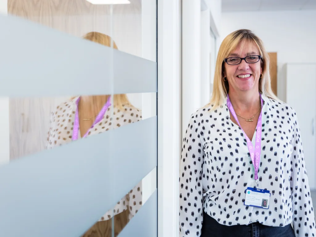 One of our workers here at Portico, Portsmouth